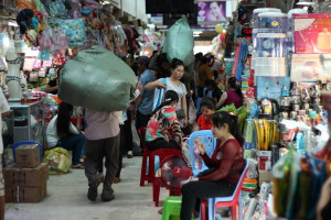 Auf einem Kambodschanischen Markt